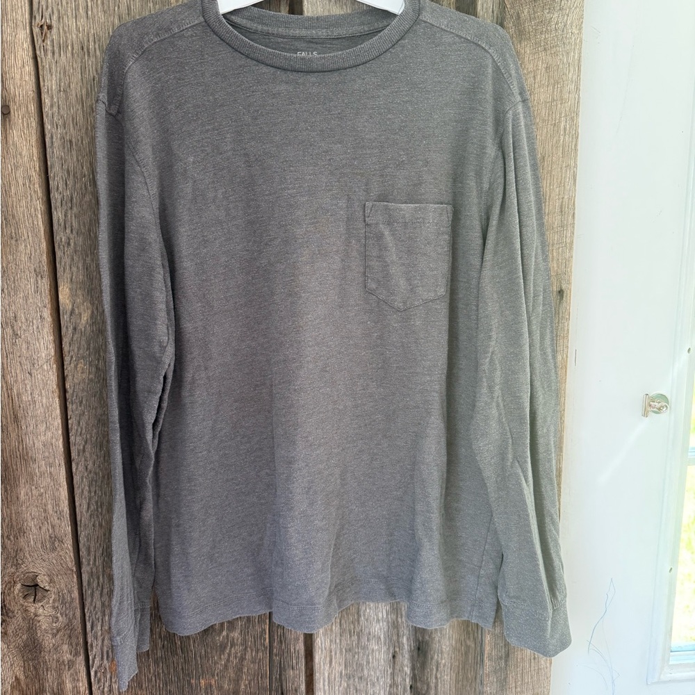 Falls Creek Gray Long Sleeve Tee